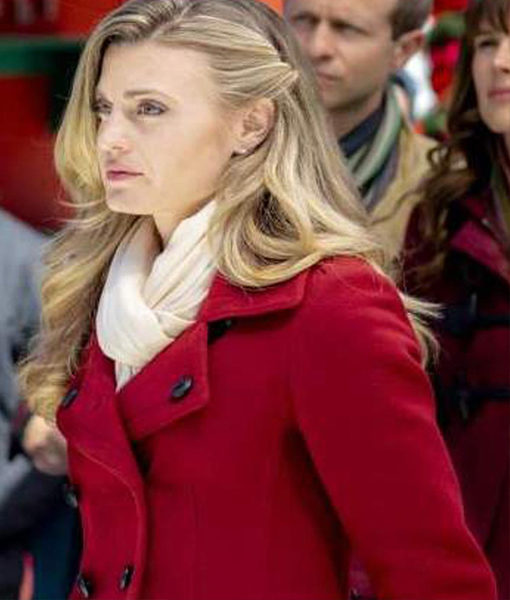 Christmas in Love Brooke D’Orsay Red Coat front