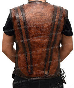 Dundee Crocodile Leather Vest