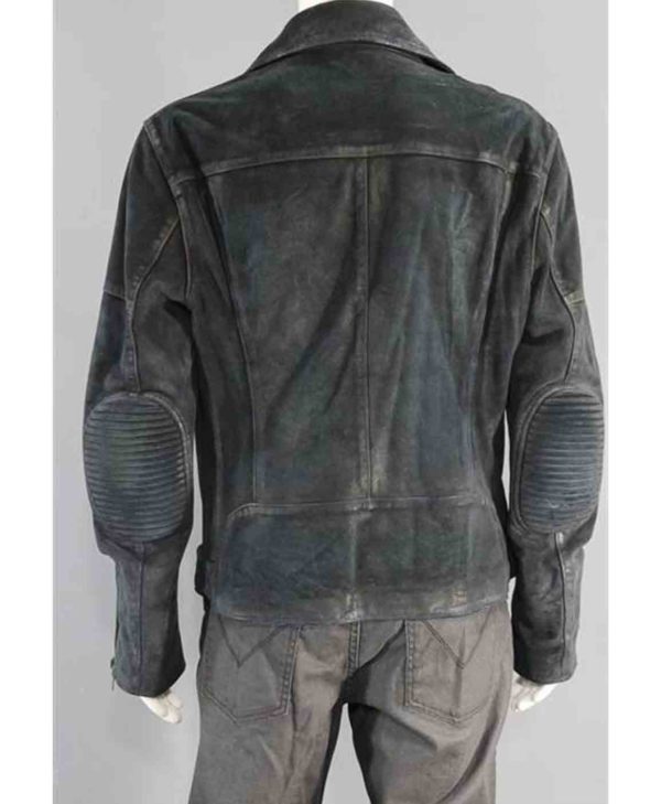 Jon Hamm Baby Driver Film Buddy Leather Jacket