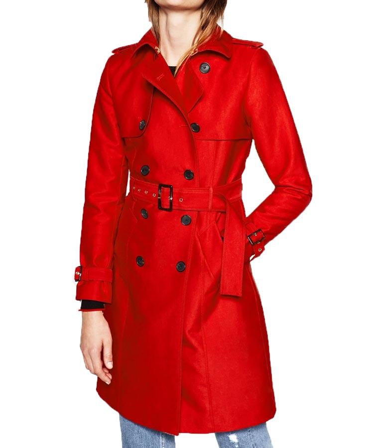 Riverdale Red Double Breasted Coat