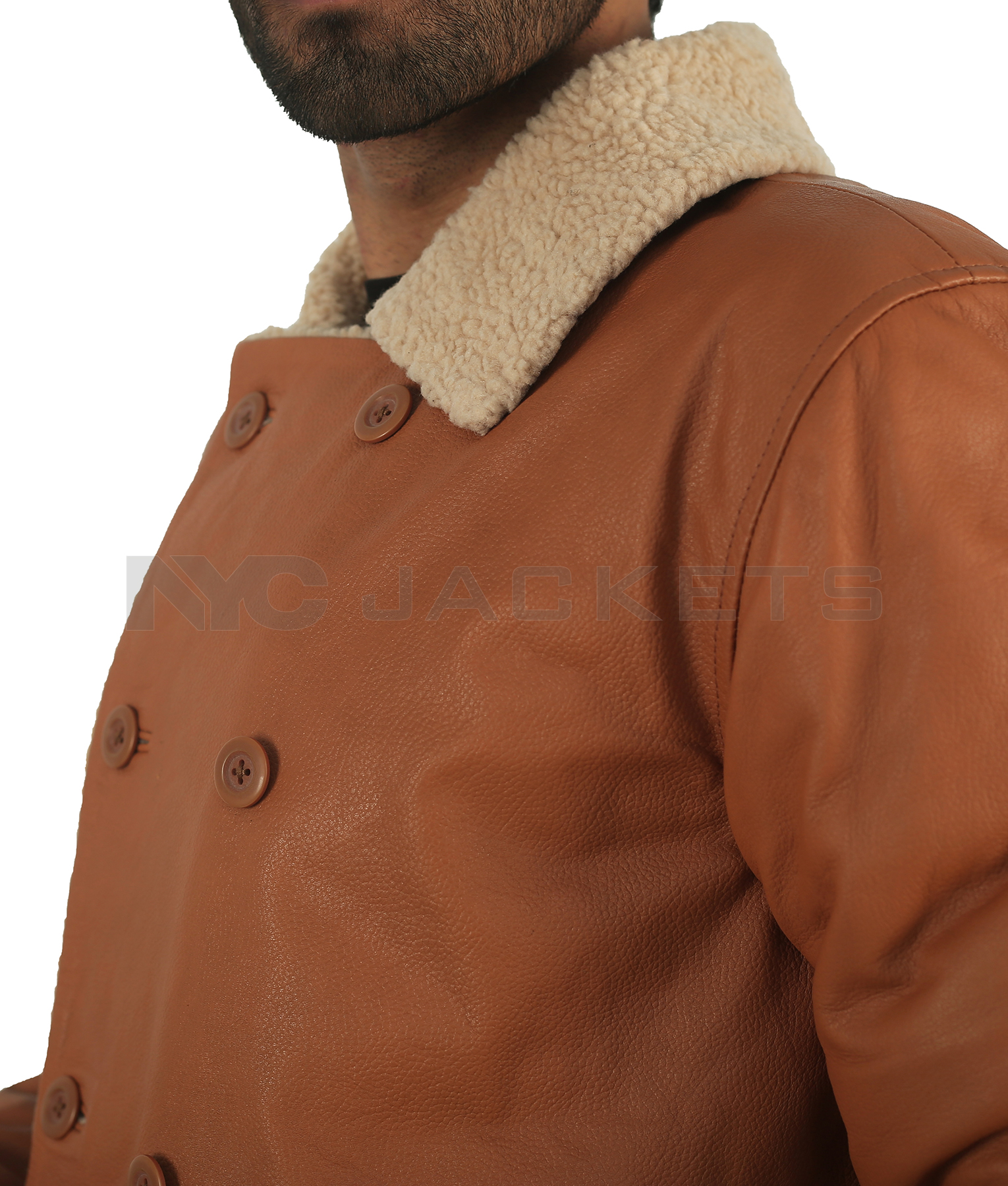 Candyman Leather Trench Coat