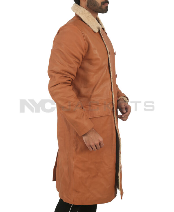 Candyman Leather Trench Coat