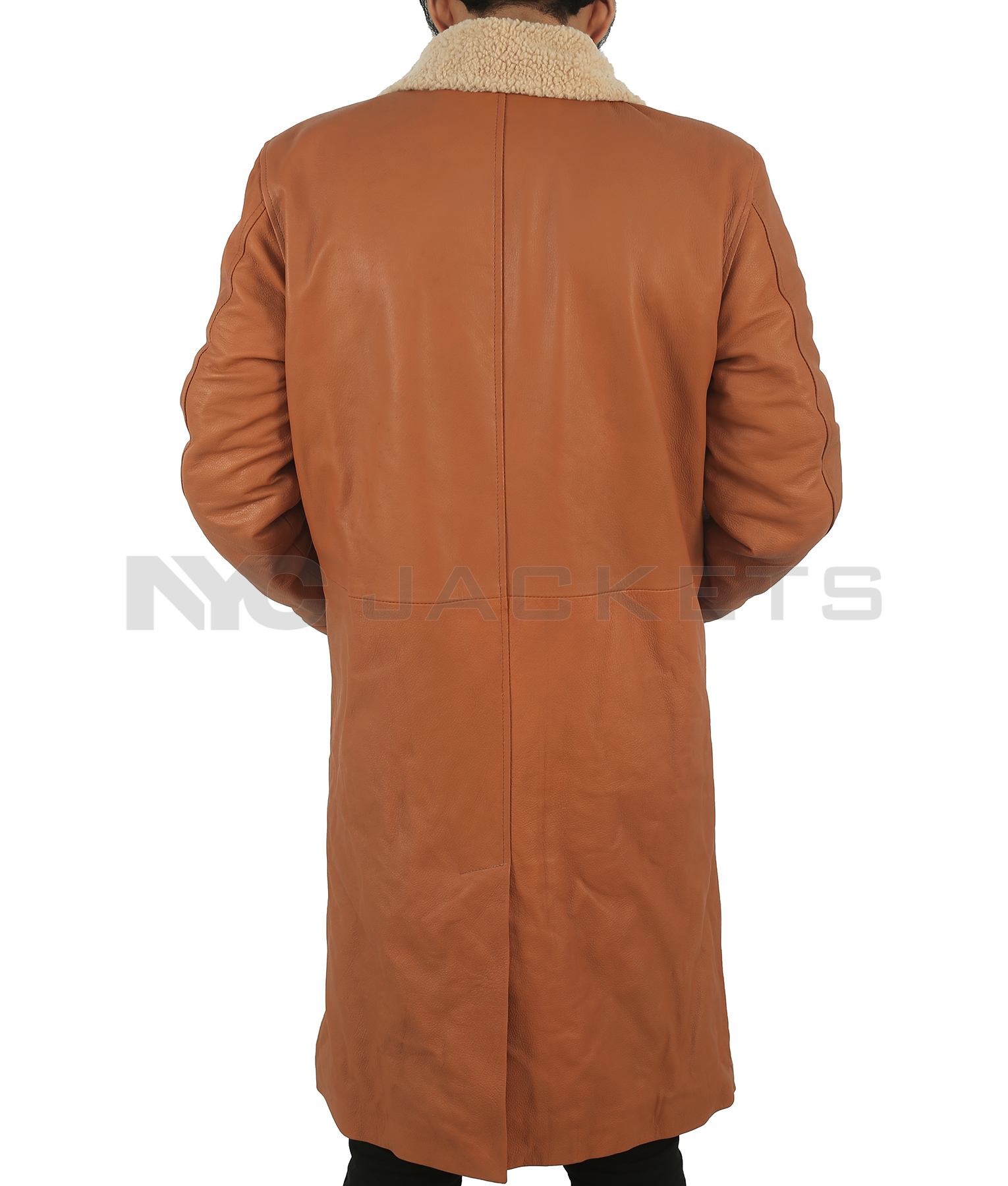 Candyman Leather Trench Coat
