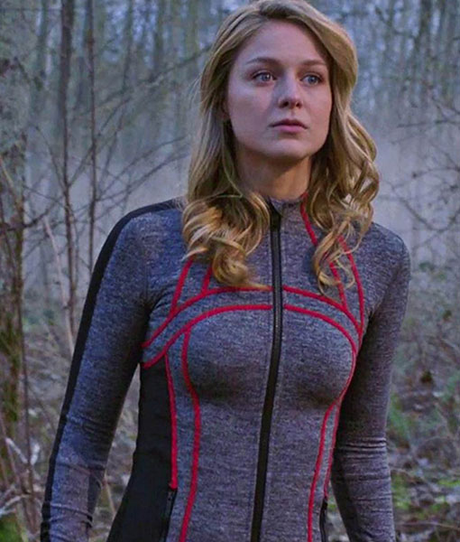 Supergirl Season 4 Track Zipper Shirt