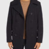 Damian Lewis Bobby Axelrod Peacoat - Front View