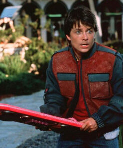 Marty Mcfly Future Jacket - Back To The Future 2 Jacket | Men's Leather Jacket - Front View