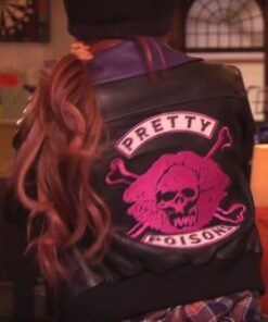 Riverdale Pretty Poisons Black Leather Jacket