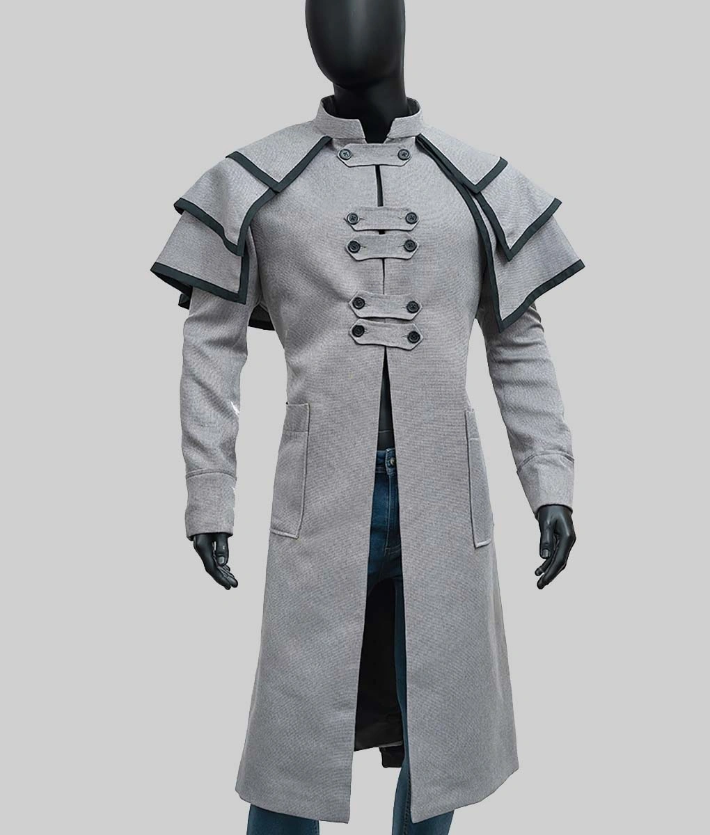 Django Unchained Christoph Waltz Duster Coat-Front View
