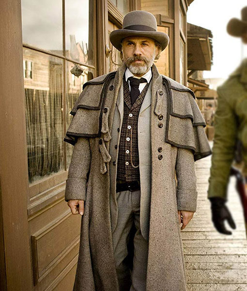 Unchained Christoph Waltz Duster Coat