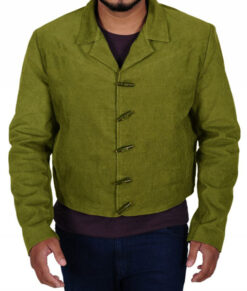 Jamie Foxx Django Green Jacket - Image 2