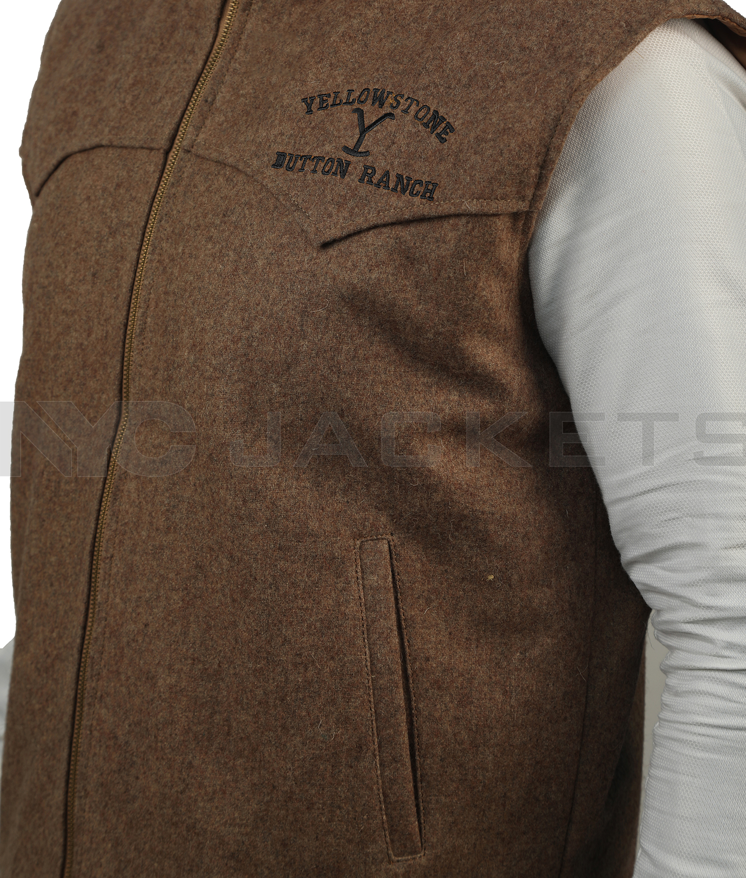 John Dutton Black Vest