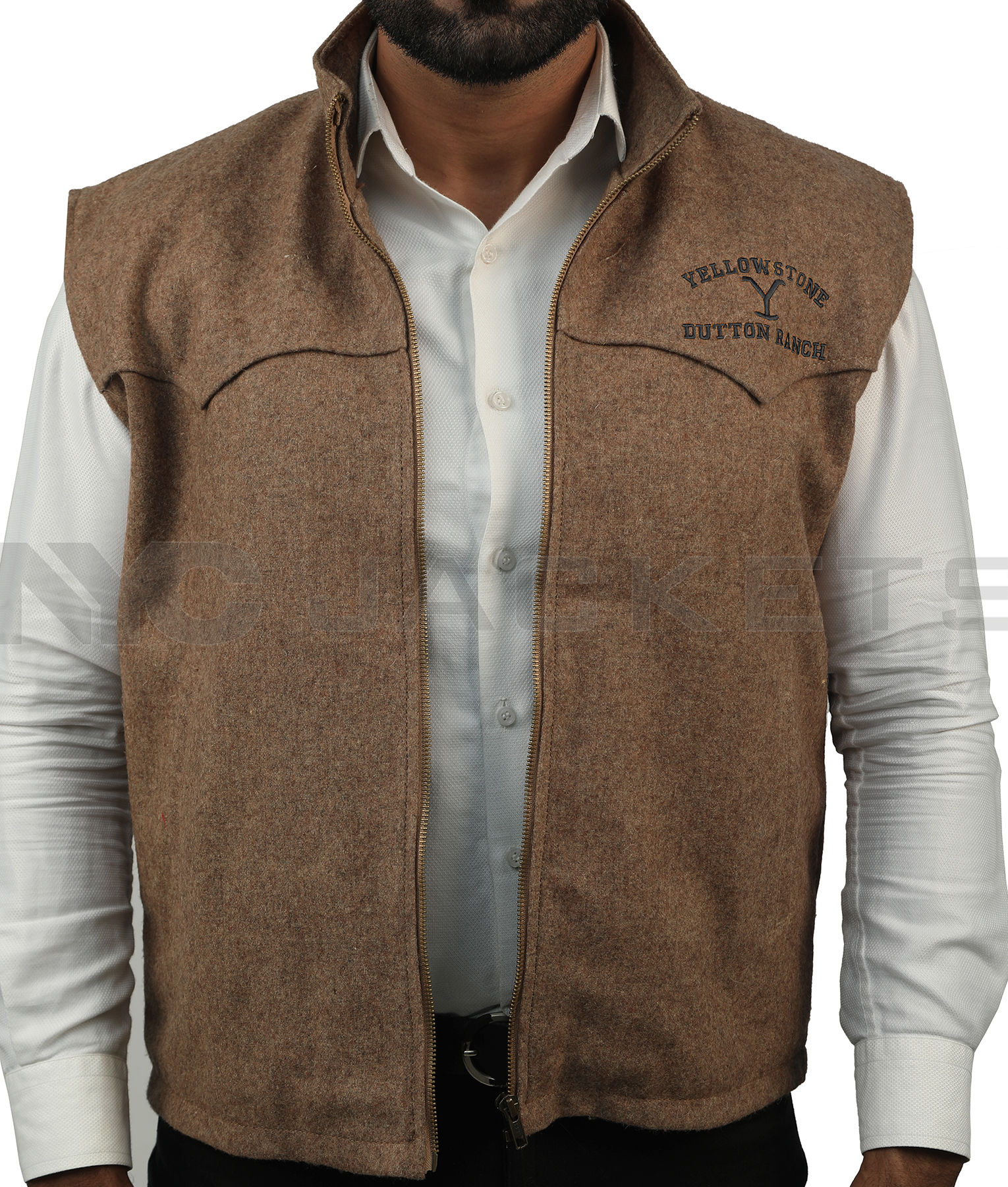 John Dutton Black Vest