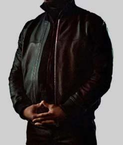 James St. Patrick Power Black Leather Jacket - NYCJackets