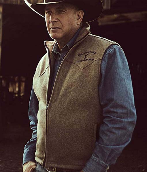 Yellowstone John Dutton Black Vest
