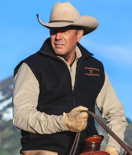 Yellowstone John Dutton Black Vest