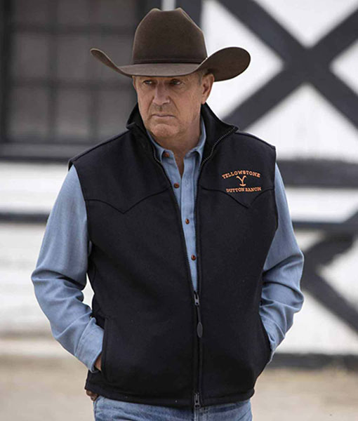 John Dutton Black Vest