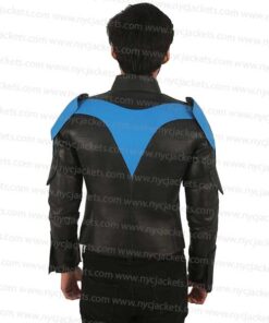 Dick Grayson Black Titans Jacket