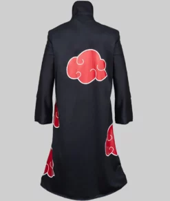 Itachi Uchiha Black Naruto Coat-Back