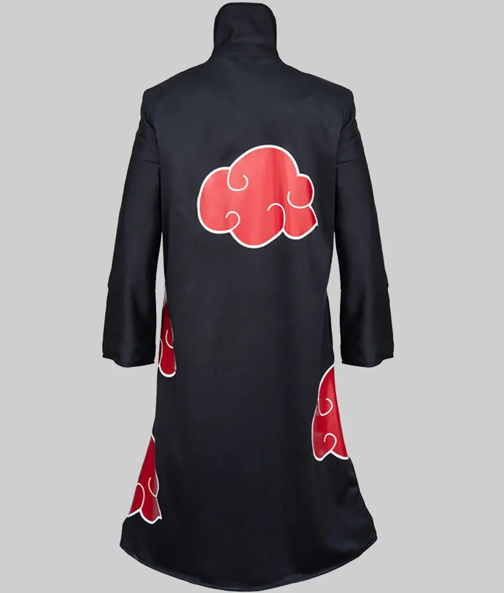Itachi Uchiha Black Naruto Coat-Back
