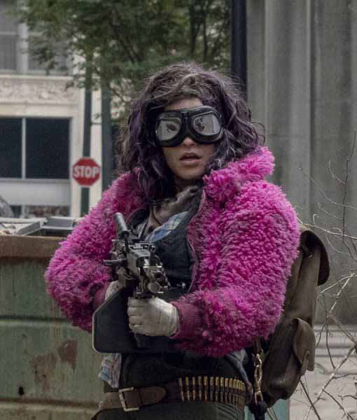 Juanita Sanchez Purple The Walking Dead Jacket