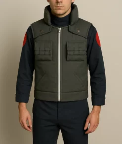 Kakashi Hatake Naruto Green Vest-Front