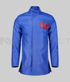 Super Sab Blue Dragon Ball Jacket-Front