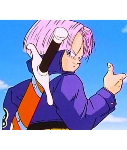 Trunks Purple Dragon Ball Z Jacket Cathy Weseluck Jacket with Free