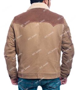 John Dutton Yellowstone Shearling Jacket