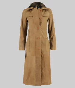 Yellowstone Kelly Reilly Beth Dutton Brown Coat-2