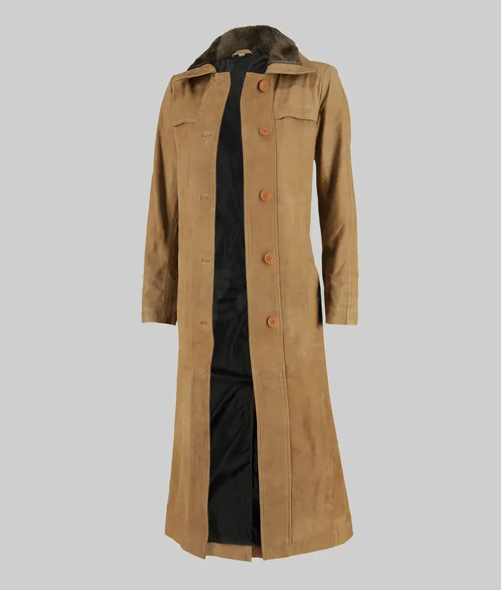Yellowstone Kelly Reilly Beth Dutton Brown Coat-3