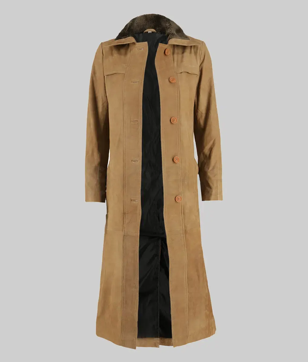Yellowstone Kelly Reilly Beth Dutton Brown Coat-1