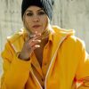 Macarena Ferreiro Orange Vis a Vis El Oasis Jacket