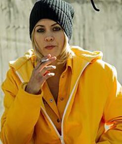 Macarena Ferreiro Orange Vis a Vis El Oasis Jacket