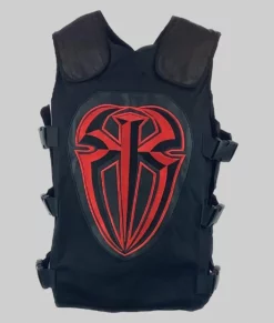 WWE Roman Reigns Red Leather Vest-1