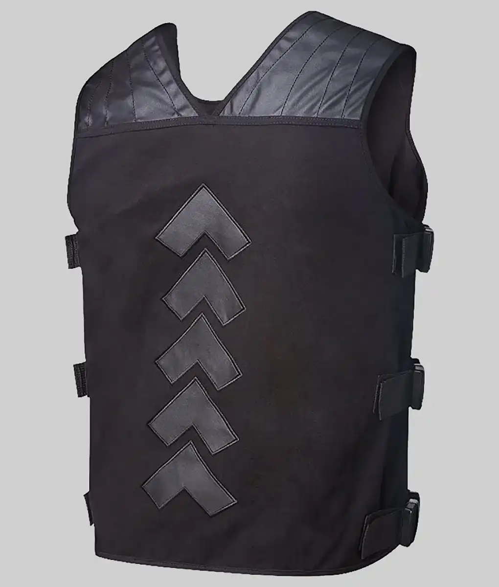 WWE Roman Reigns Red Leather Vest-2