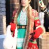 Anna Kendrick Noelle Christmas Coat