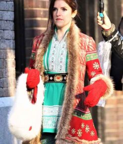Anna Kendrick Noelle Christmas Coat