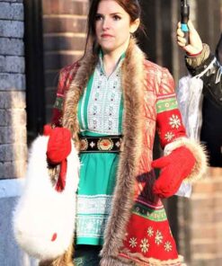 Anna Kendrick Noelle Christmas Coat