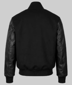 Rudy Irish Black Varsity Jacket-Back