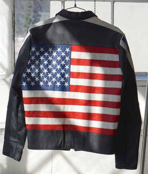 Selena Gomez USA American Flag Jacket