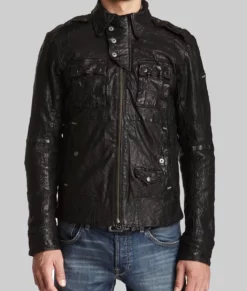 Teen Wolf Derek Hale Leather Jacket-Front View