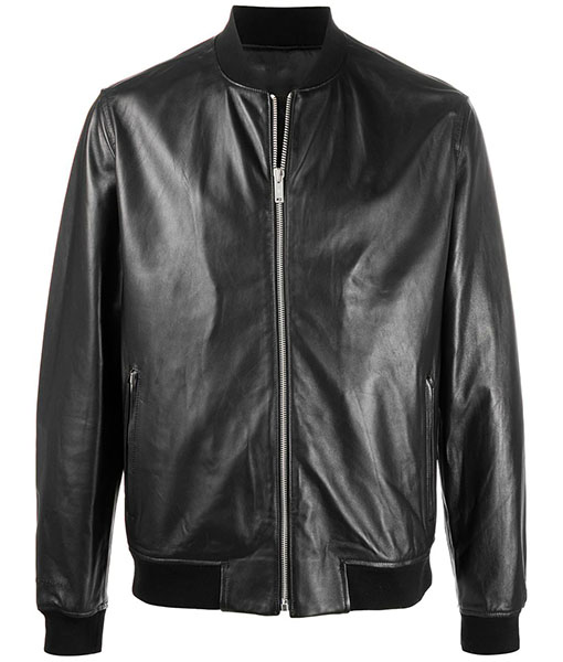 Kurt Wallander Black Leather Jacket