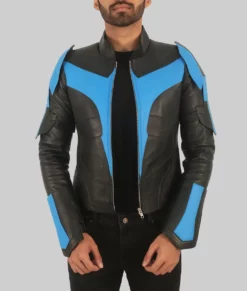 Nightwing Gotham Knights Jacket-Front View