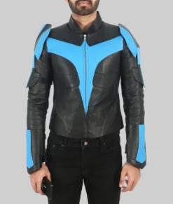 Nightwing Gotham Knights Jacket-Front View