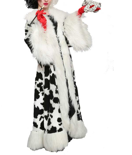 Cruella De Vil Fur Coat Emma, Cruella Dalmatian Fur Coat
