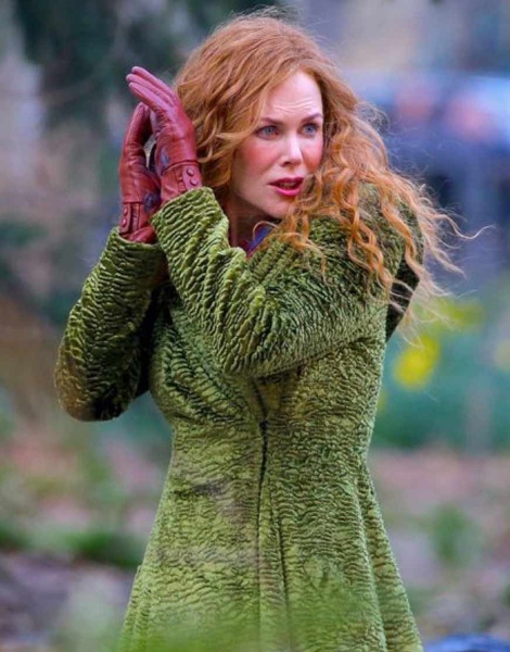 Nicole Kidman TV Series The Undoing Grace Fraser Green Trench Coat
