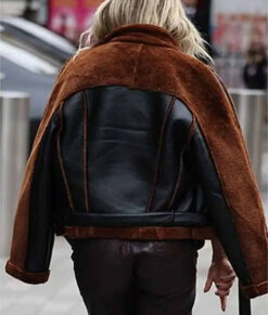 Ashley Roberts Christmas Aviator Jacket