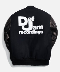 Def Jam Black Mens Varsity Jacket