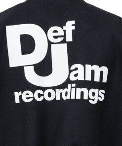 Def Jam Black Mens Varsity Jacket