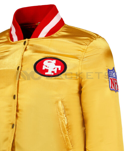 SF Gold 49ers Starter Jacket